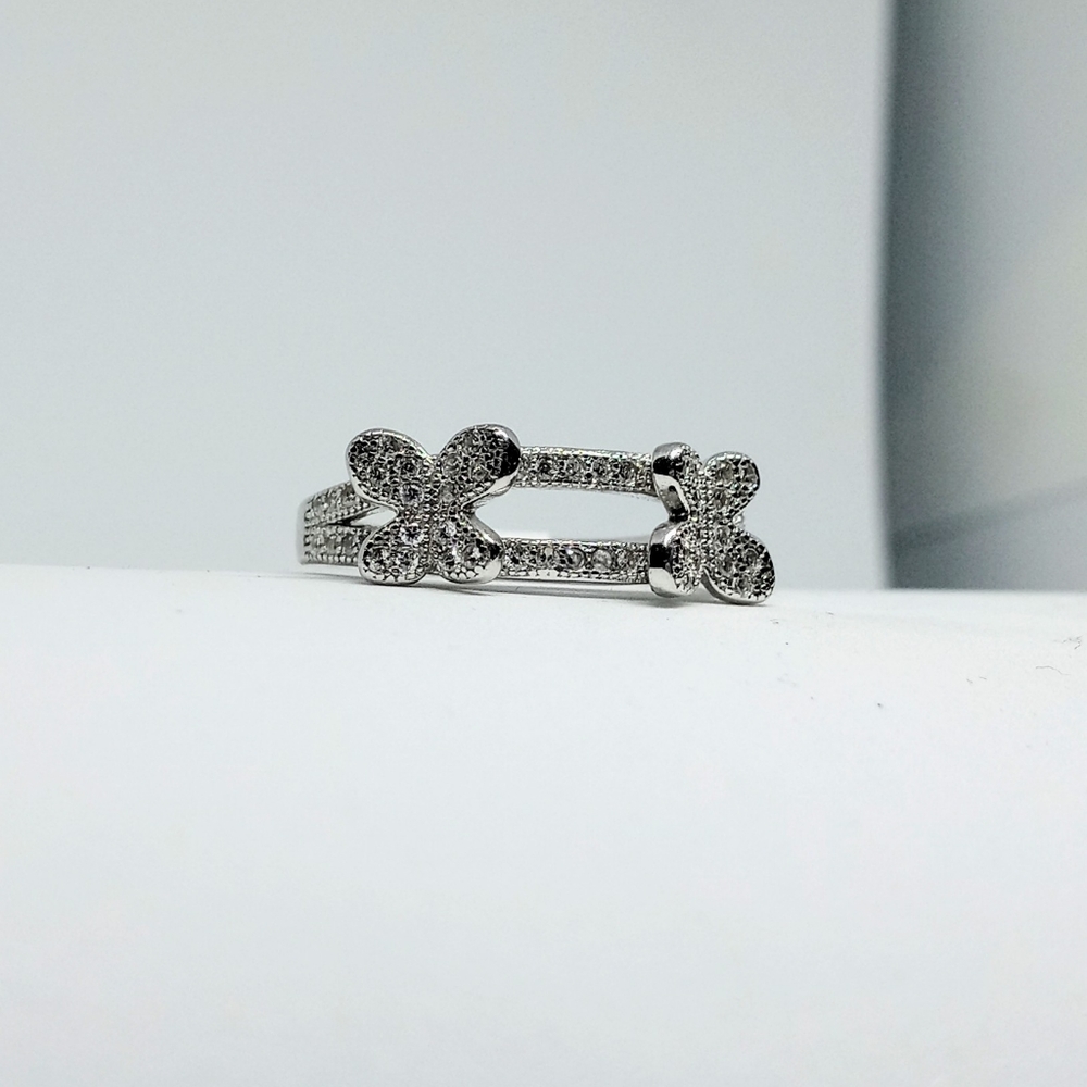 Silver Butterfly Ring